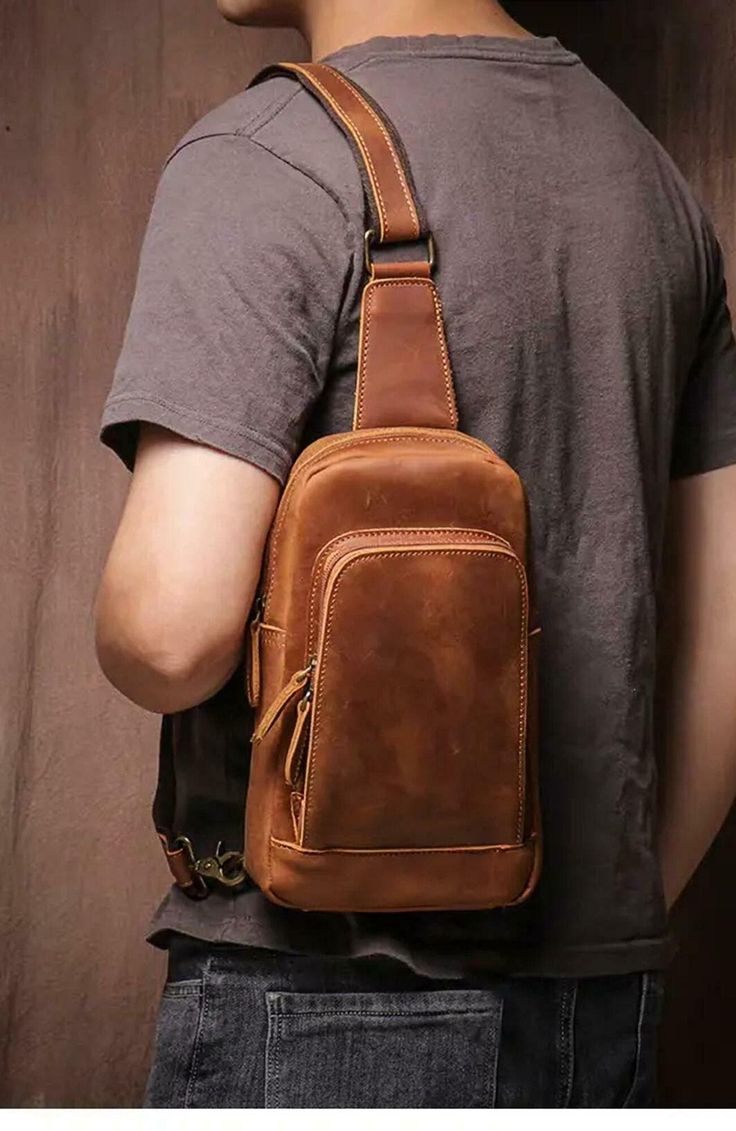 شنطة جلد طبيعية